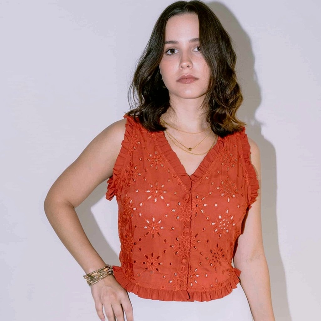 [BL-ENCANTO-TER/S] Blusa Naranja-rosa 2025 Terracota (S)