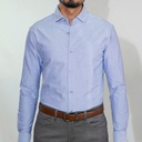 Camisa Bruno Cassini French Shirt Azul