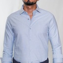 Camisa Bruno Cassini French Shirt Dk. Azul