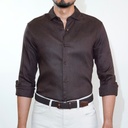 Camisa Bruno Cassini Lino French Modelo 8020-106