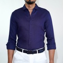 Camisa Bruno Cassini Lino French Modelo 8020-15