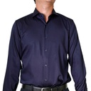 Camisa Bruno Cassini Puño Sencillo Azul Oscuro Modelo 17604