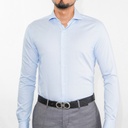 Camisa Bruno Cassini Puño Sencillo Celeste Modelo 4s22025-2