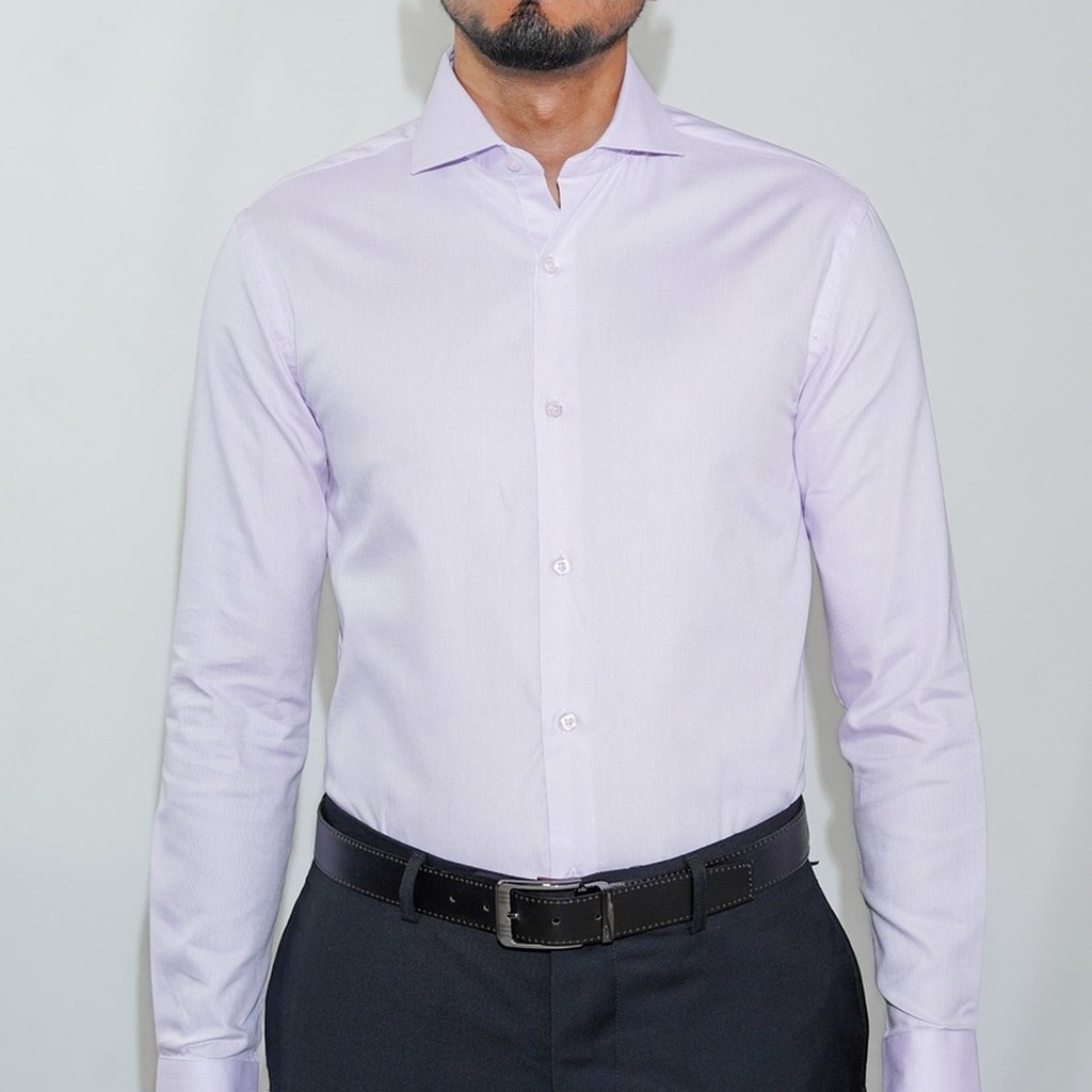 [CM0005PUR-16-S1] Camisa Bruno Cassini Puño Sencillo Morado Modelo Cm0005pur (16, S1 - 32/33)