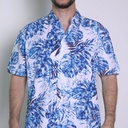 Camisa Cubavera Manga Corta Bright Blanco Modelo Cuwsp007