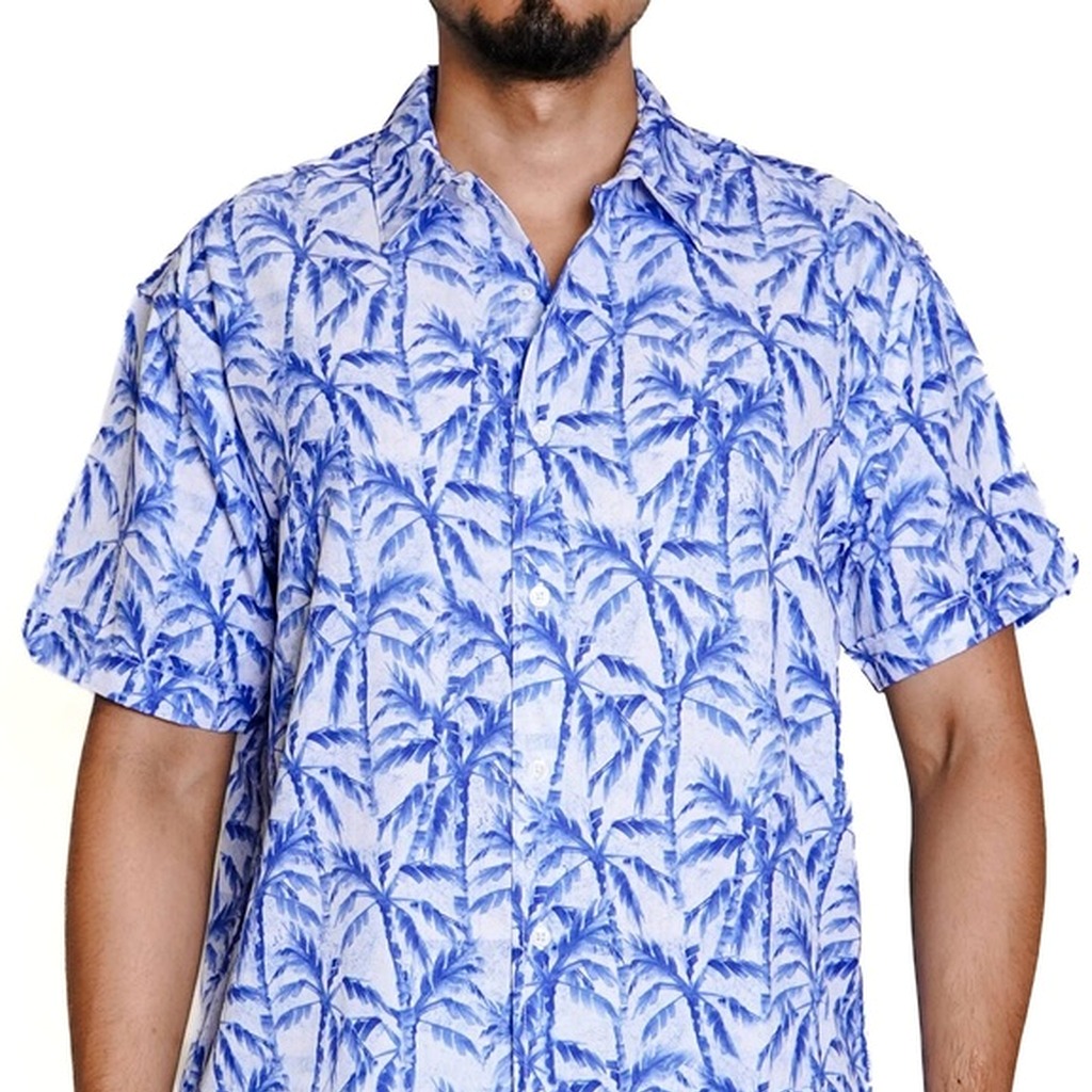 [CUWSP002-112/S] Camisa Cubavera Manga Corta Brilliant Blanco Modelo Cuw (S)
