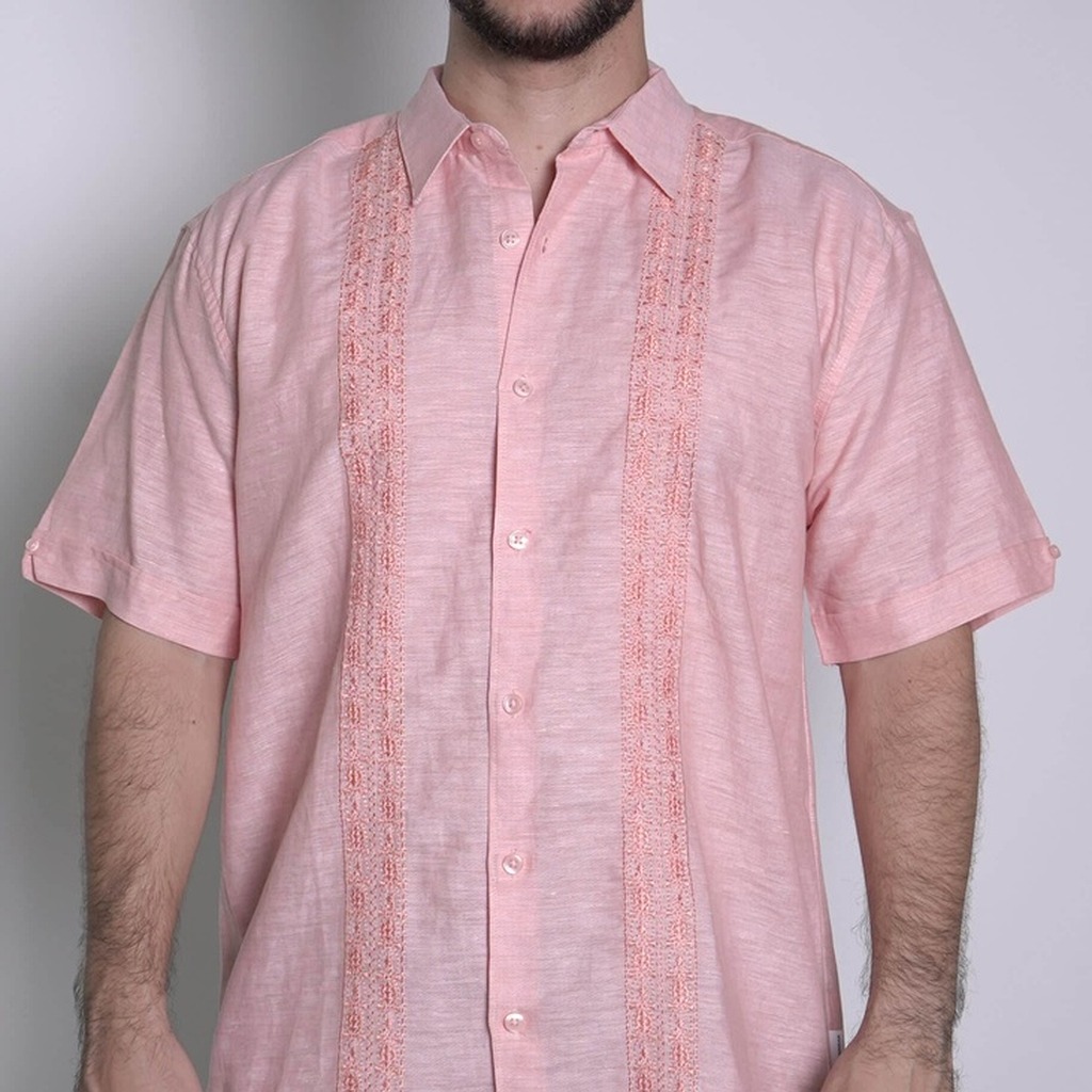 [CUWFC005-683/S] Camisa Cubavera Manga Corta Canyon Clay (S)