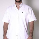 Camisa Long Beach Manga Corta Blanco Modelo Lbpc-b03-102r