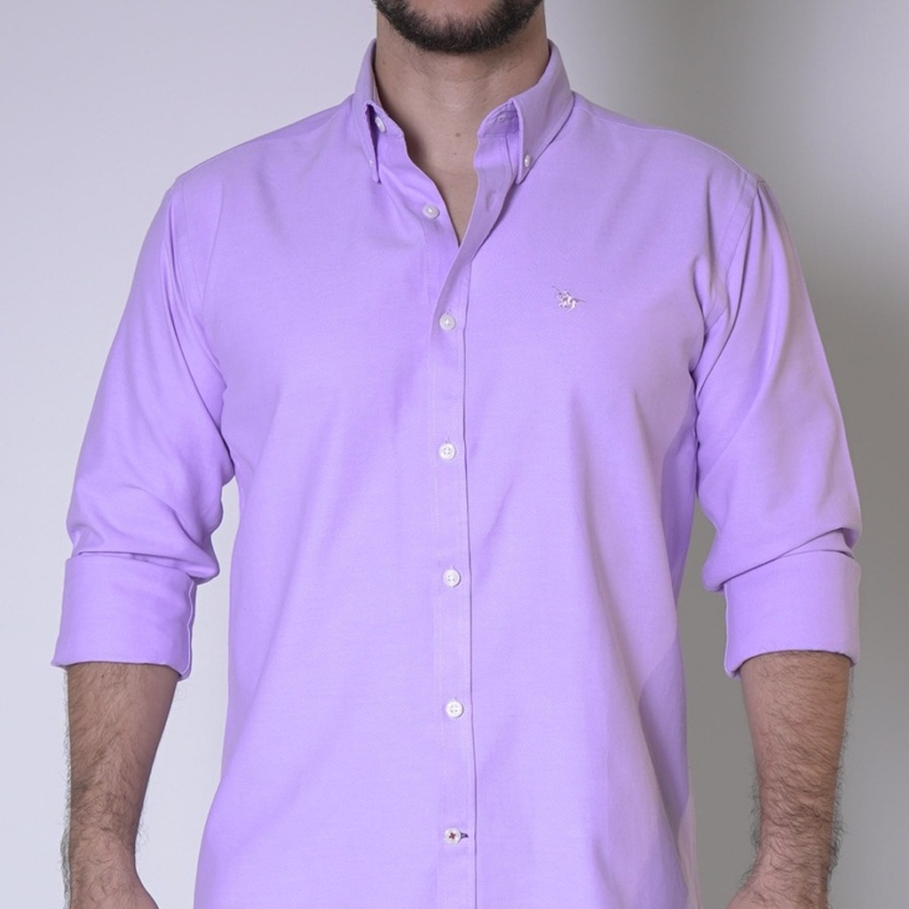 [LBPC-B04-102S-LC/S] Camisa Long Beach Manga Corta Lilac (S)