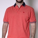 Camiseta Long Beach Polo Manga Corta Rust Modelo Lbpc-a31-210s-rt