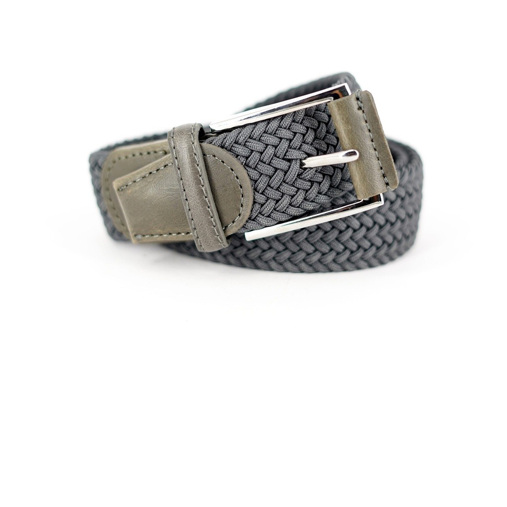 [CIN-C-GR] Cinturon Bruno Cassini Elastic Gris