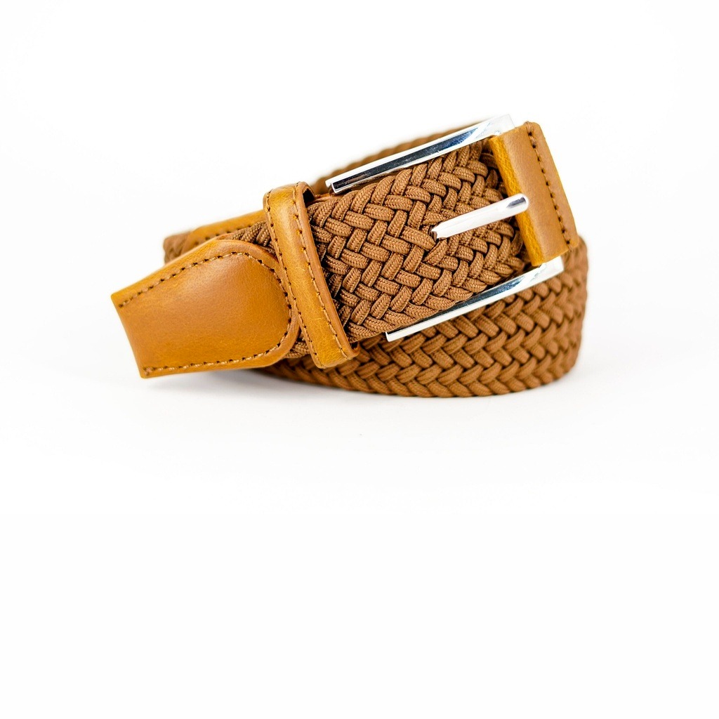 Cinturon Bruno Cassini Elastic Miel
