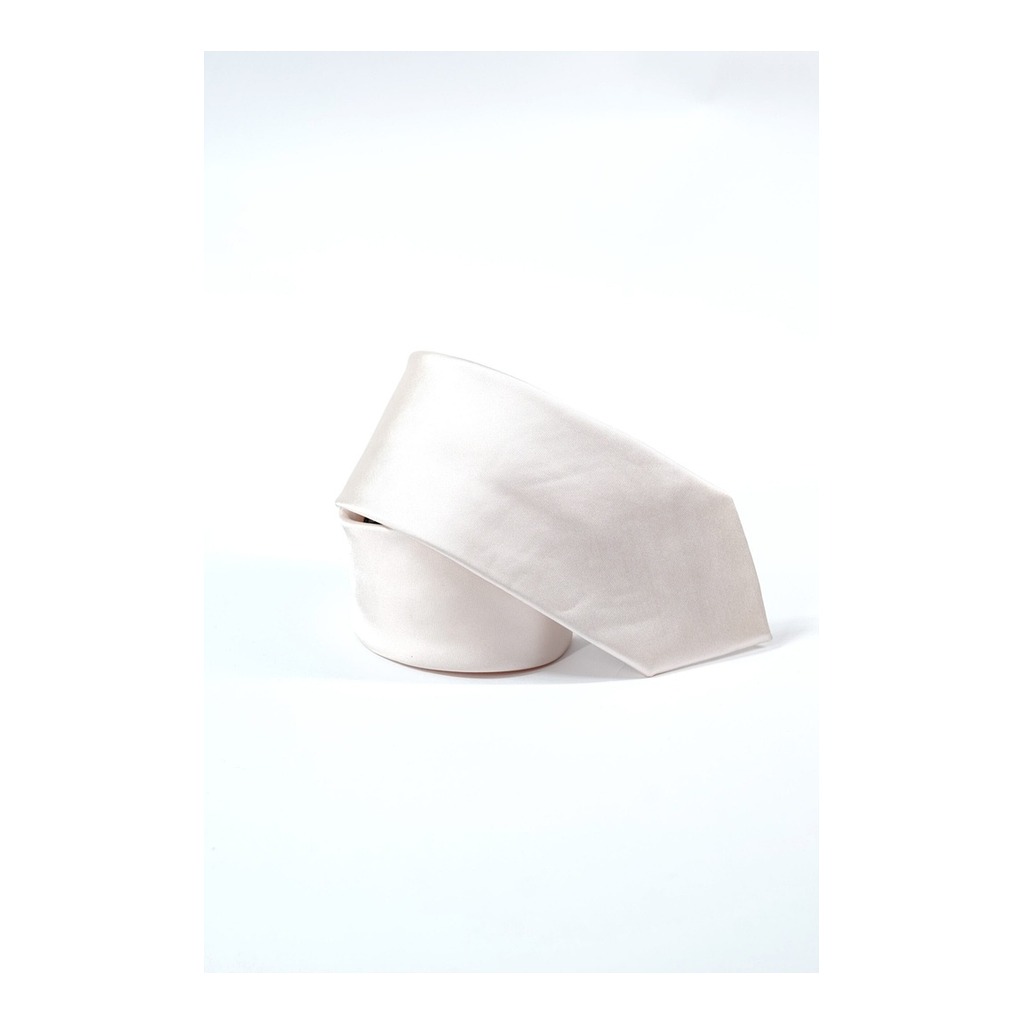 Corbata Bruno Cassini Blanco Bone