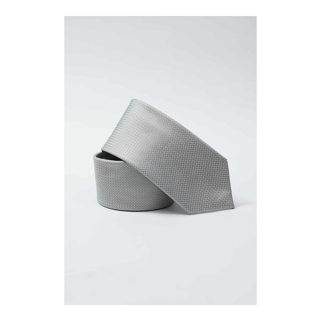 Corbata Bruno Cassini Metal Gris