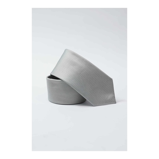 [P1657/3-7] Corbata Bruno Cassini Metal Gris (7 cm)