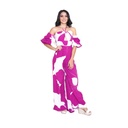 Enterizo Lucero Morado Blanco