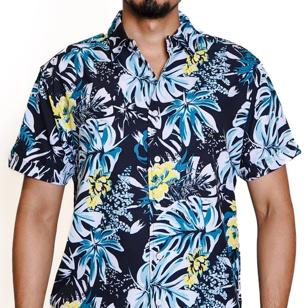 [CUWSP011-022/S] H. CAMISA CUBAVERA M/C P/CABALLERO JET BLACK (S)