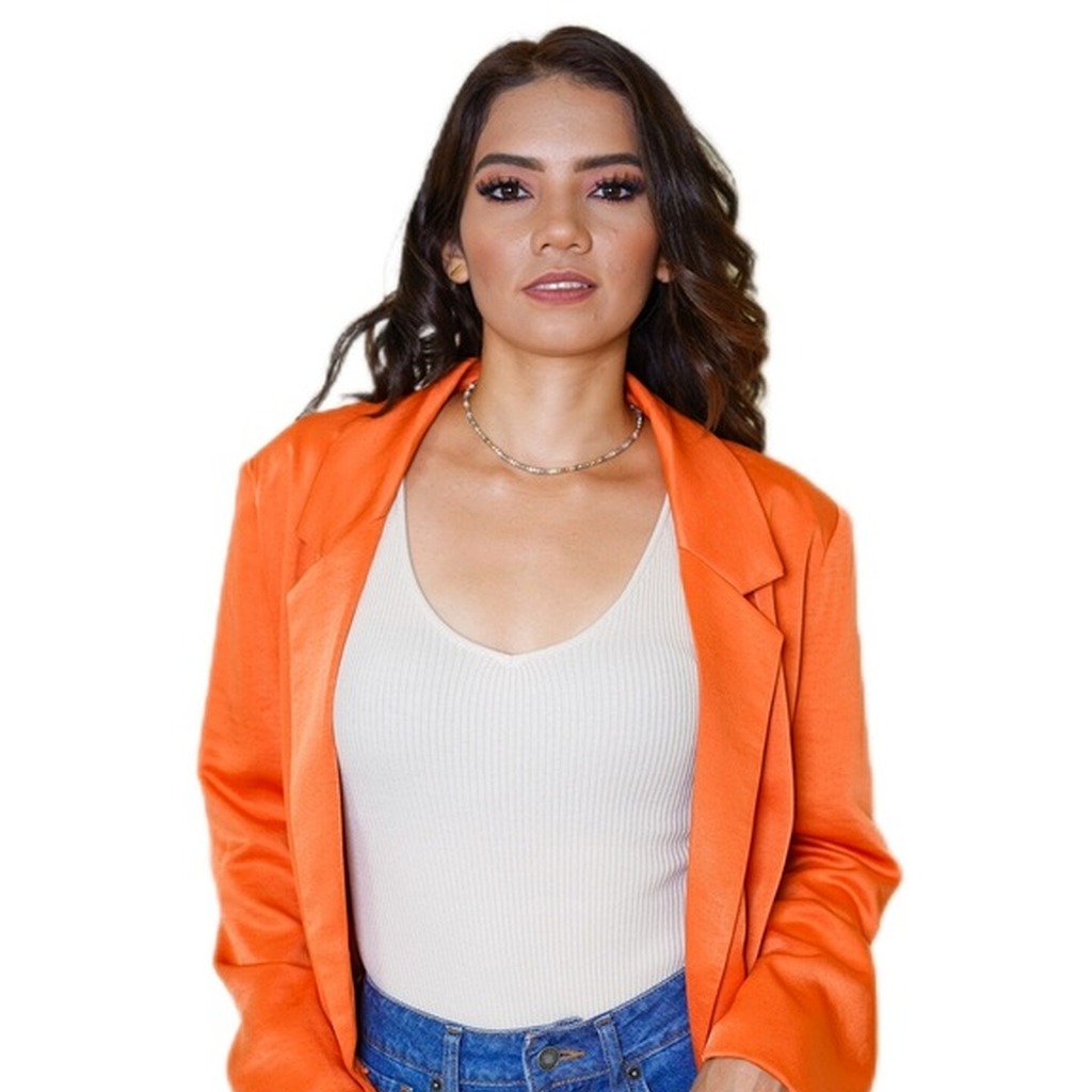Oversized Blazer Orange