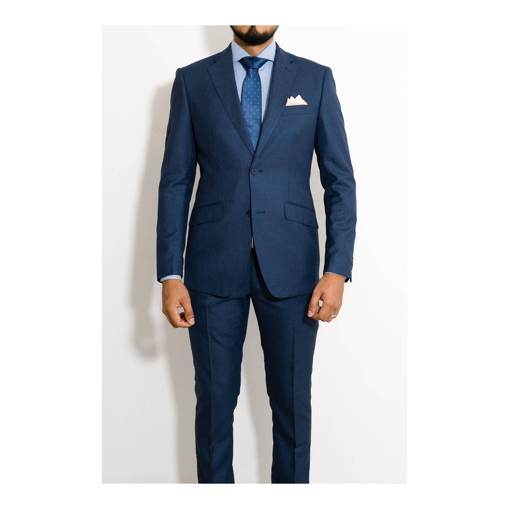 [24C27428-65-BC-2/46] Terno Bruno Cassini Botones Azul Modelo 24c27428-65-bc (46)