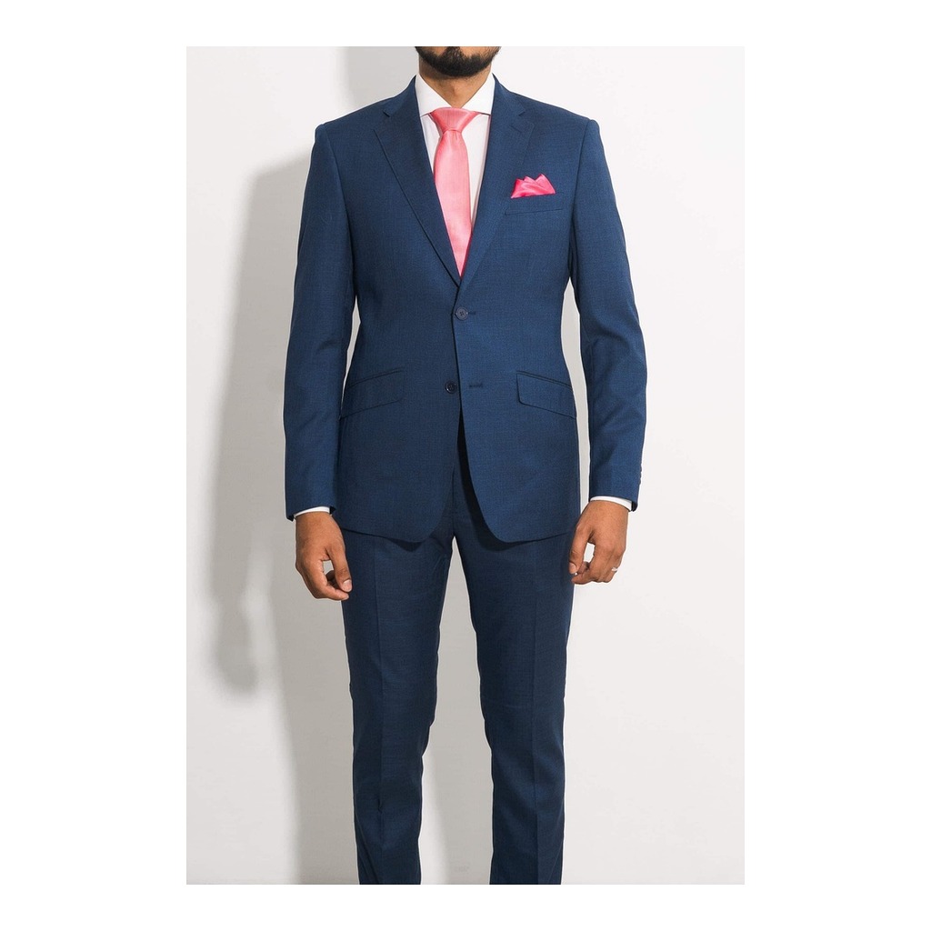 [24C29918-15-BC-2/46] Terno Bruno Cassini Botones Azul Modelo 24c29918-15-bc (46)