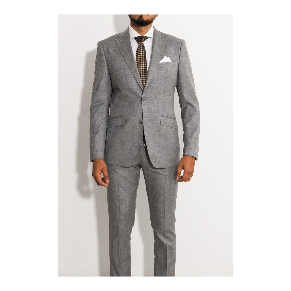 [24C29918-10-BC-2/46] Terno Bruno Cassini Botones Gris Modelo 24c29918-10-bc (46)