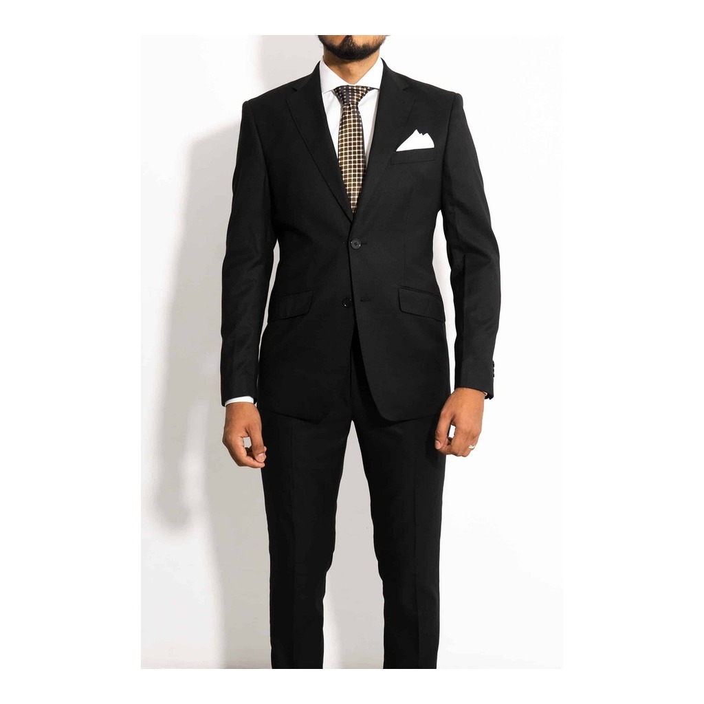 [24C29918-20-BC-2/46] Terno Bruno Cassini Botones Negro Modelo 24c29918-20-bc (46)