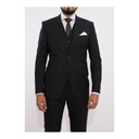 Terno Bruno Cassini C Chaleco Negro