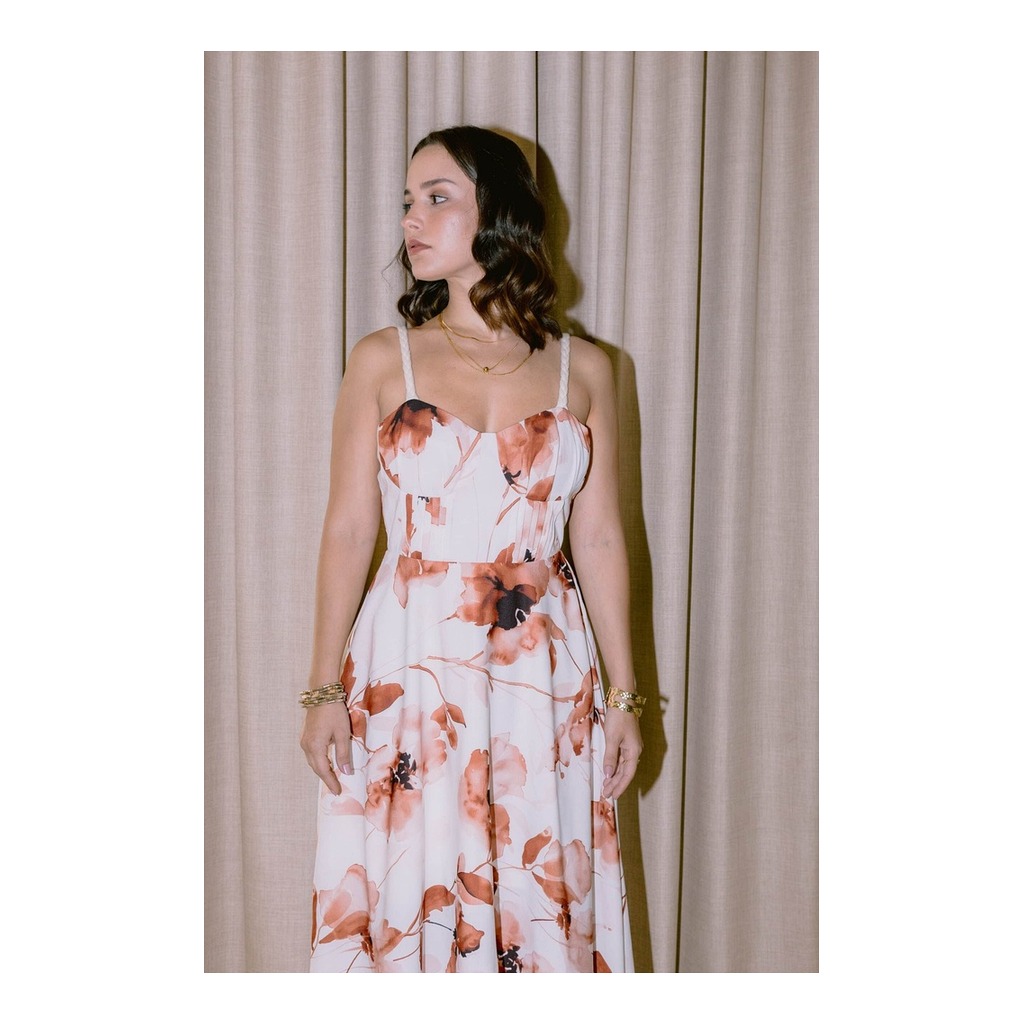 Vestido Amapola Café