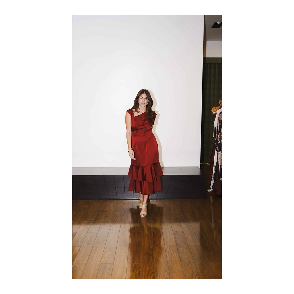 Vestido Lea Vino Tinto