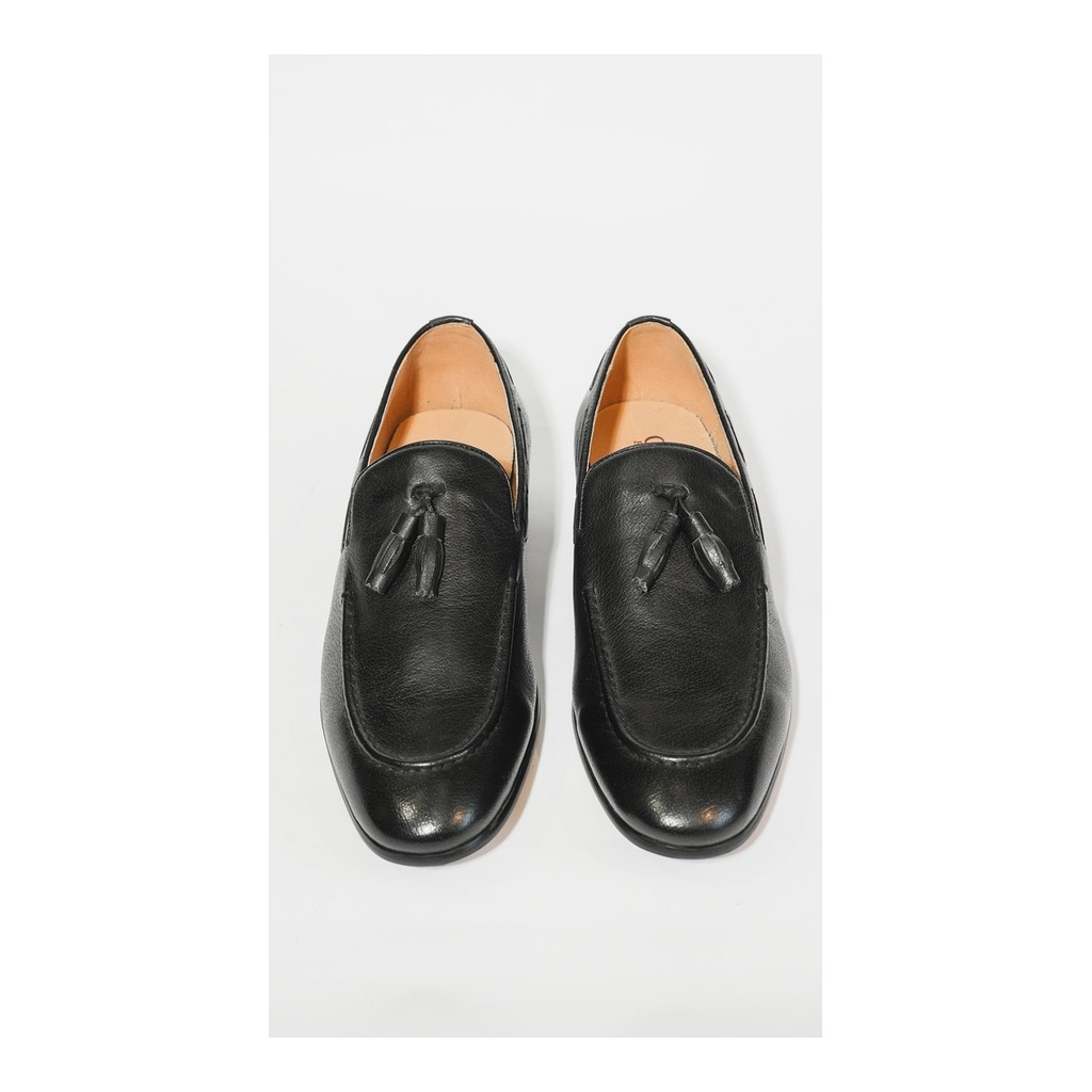 [RZ543-BLACK-TL/7] Zapato Bruno Cassini De Hombre Bruno Casssini Negro Tumbled Brushed (7)