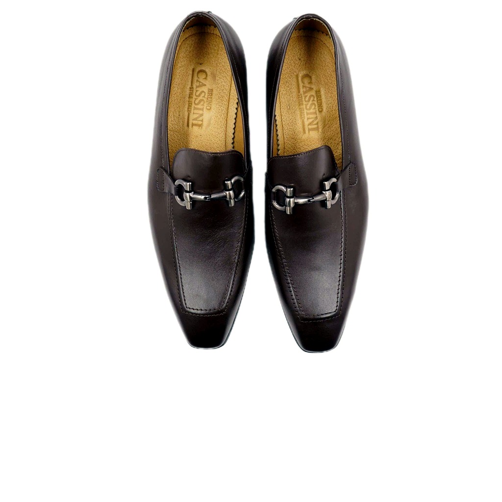 [ZP-PAT-COF-H-CASSINI/7.5] Zapato Bruno Cassini P Cab. Hebilla Coffee (7.5)