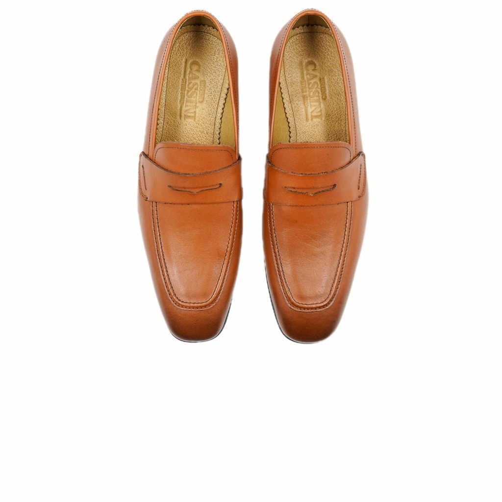 [ZP-PAT-TA-CASSINI/7.5] Zapato Bruno Cassini Tan Patin (7.5)