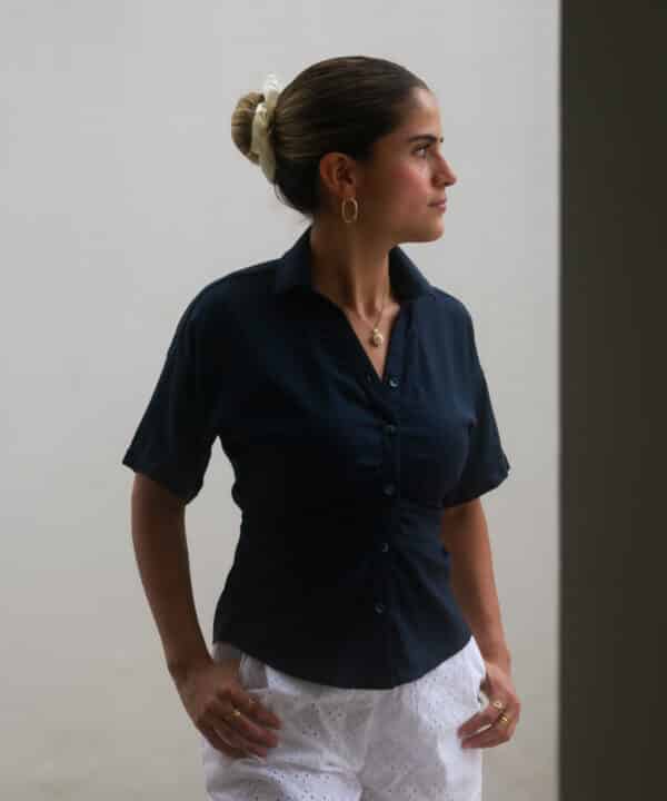 CAMISA ANDREA AZUL MARINO