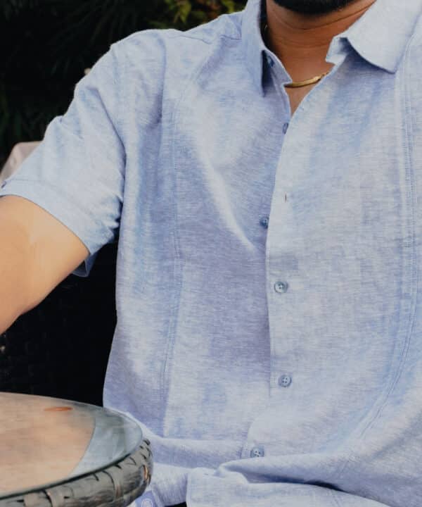 Home 11 Alternative view of CAMISA P/H M/C DARK BLUE CUBAVERA