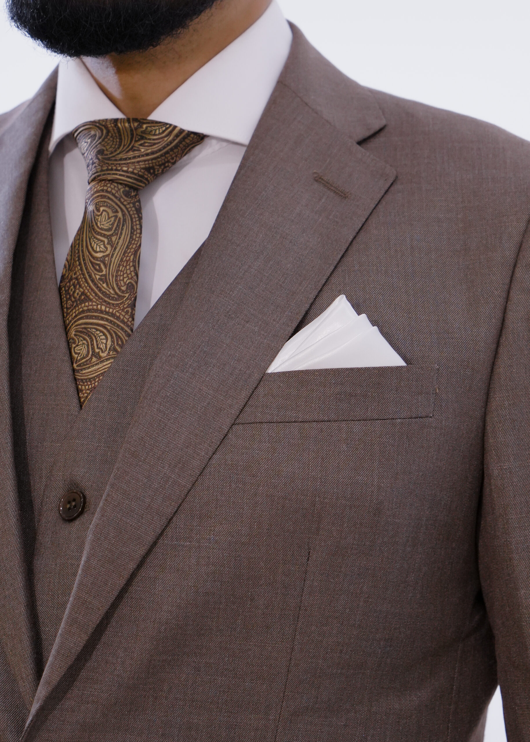 H. TERNO P/CABALLERO C/CHALECO CASSINI BROWN 2 H. TERNO P/CABALLERO C/CHALECO CASSINI BROWN - Imagen 2