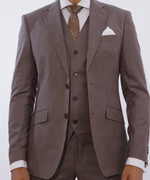 H. TERNO P/CABALLERO C/CHALECO CASSINI BROWN 8 55266 40