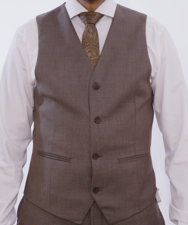 H. TERNO P/CABALLERO C/CHALECO CASSINI BROWN 9 55266 41