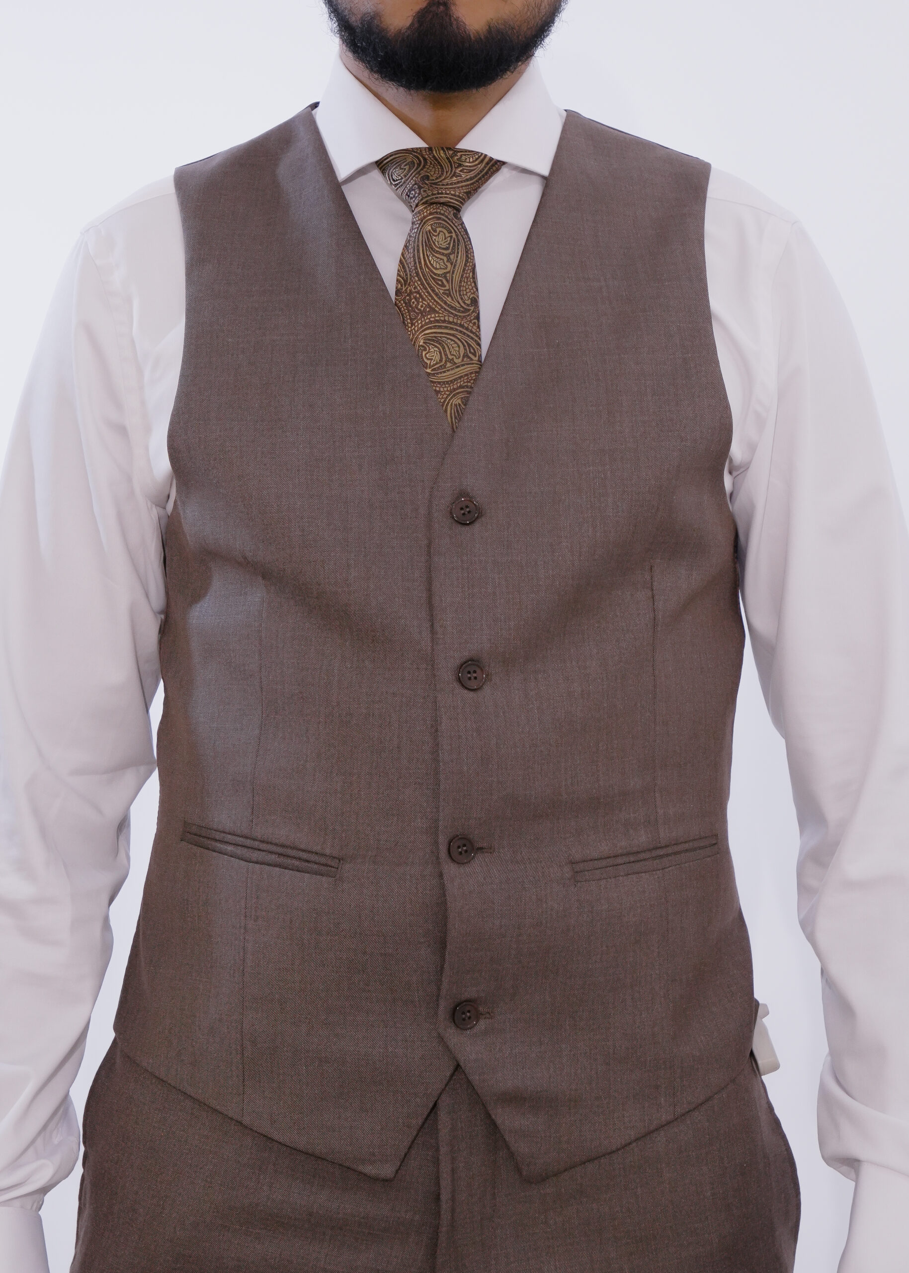 H. TERNO P/CABALLERO C/CHALECO CASSINI BROWN 5 H. TERNO P/CABALLERO C/CHALECO CASSINI BROWN - Imagen 5